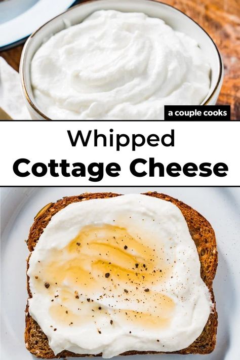 Low Calorie Cheese, Cottage Cheese Toast, Healthy Cheese Recipes, Whipped Cottage Cheese, Cottage Cheese Recipe, Cheese Ideas, Cottage Cheese Recipes Healthy, Cottage Cheese Dips, Cottage Cheese Desserts