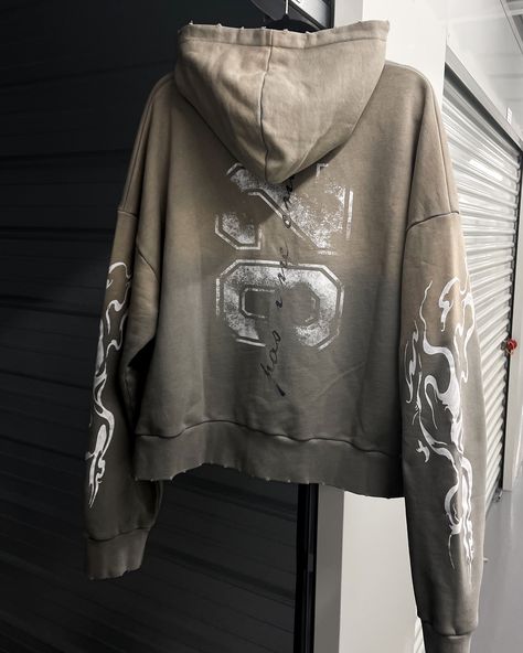 Graphic Zip Up Hoodies, Hip Hop Aesthetic, Zip Up Jackets, Apparel Design Inspiration, Visionary Fashion, Spirit Art, Y2k Long Sleeve, Mens Casual Dress Outfits, Aesthetic Clothing