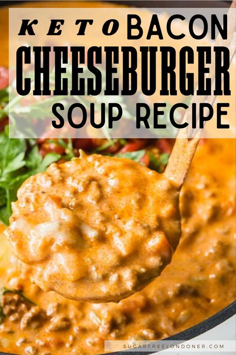 Bacon Cheeseburger Soup Keto, Cheese Burger Soup Keto, Cheeseburger Soup Crockpot Keto, Low Carb Bacon Cheeseburger Soup, Keto Cheeseburger Soup Crock Pot, Keto Soup With Hamburger Meat, Keto Cheeseburger Soup Recipes, Low Carb Soup Recipes Crock Pots, Keto Bacon Cheeseburger Soup