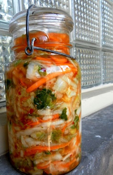 Step by Step Homemade Kimchi Recipe Homemade Kimchi, Weston Price, Japanese Pickles, Butter Pickles, Fermented Cabbage, Kimchi Recipe, Fermentation Recipes, Fermented Vegetables, Think Food