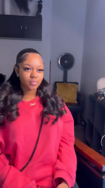 Short Half Up Half Down Quick Weave, Birthday Hairstyle, Curly Half Up Half Down, Half Up Half Down Short Hair, Weave Ponytail Hairstyles, Sleek Ponytail Hairstyles, Quick Weave Hairstyles, Hairstyle Inspo, Braided Cornrow Hairstyles