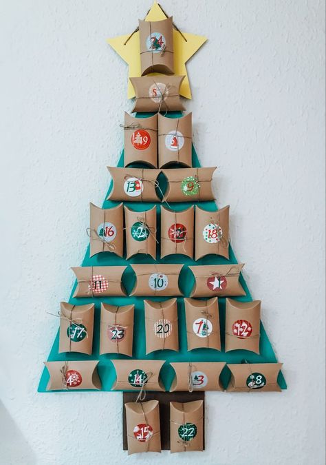 40 Christmas Advent Calendar Ideas to Count Down the Holidays Advent Calendar Ideas Diy What To Put In, Christmas Advent Calendar Ideas, Homemade Advent Calendars, Advent Calendar Ideas, Construction Theme Party, Christmas Advent Calendar Diy, Creative Calendar, Advent Calenders, Calendar Ideas