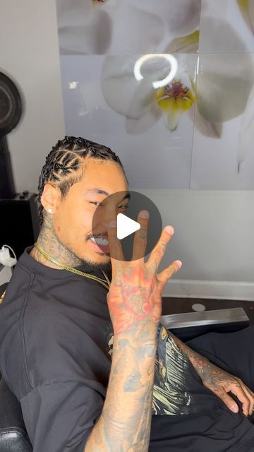 KBT on Instagram: "4 Barrel Twist Braids by @thebrimarieway 🙏🏽 Which style you all like better ? Shirt by @cannonmitchel" Barrel Twist Braids, Men Barrel Twist Style, Barrel Twist Styles For Men, Mens Two Strand Twist, 2 Strand Twist Styles Natural Men, 4 Braids For Men, Barrel Twist Styles, Twist Braids Hairstyles Men, Barrel Braids