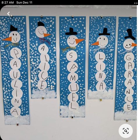 Kindy Christmas Craft, Winter Wonderland Kindergarten, Flower Garden Craft, Pre K Art, Paper Flower Garden, Winter Crafts Preschool, Winter Activities Preschool, January Crafts, December Crafts