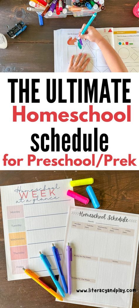 Preschool Homeschool Schedule that will change your life! After a year trying to figure out how to create a great simple routine. I FINALLY found the BEST schedule you can create for your preschool at home. Homeschooling Schedule, Homeschool Preschool Schedule, Relaxed Homeschooling, Charlotte Mason Homeschool, Preschool Schedule, Homeschool Routine, Group Hug, Family Schedule, Preschool Homeschool