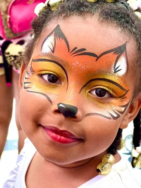 Husky Face Paint, Gruffalo Face Paint, Face Paint Reference, Bobcat Face Paint, Godzilla Face Paint, Easy Fox Makeup Halloween, Owl Makeup Halloween, Simple Unicorn Face Paint, Fall Face Paint Ideas