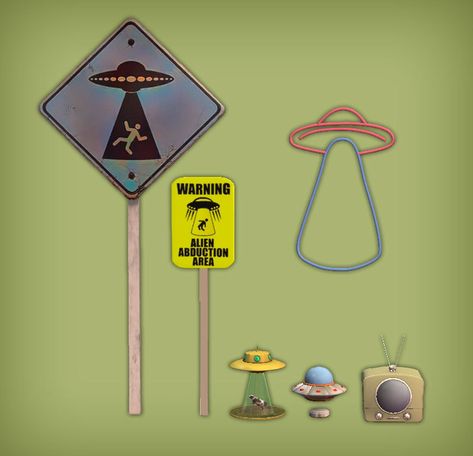 Ufo Set for The Sims 2 Sims 2 Alien Cc, Sims 4 Cc Alien Furniture, Sims 2 Strangetown, Sims 2 Aesthetic, Sims 2 Conversion, Sims 4 Alien Cc, Cow Lamp, Sims4 Mod, Ufo Lamp