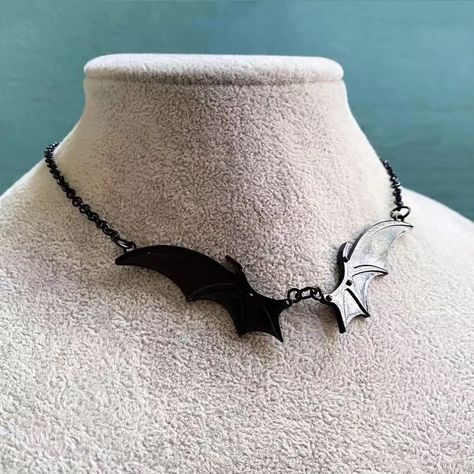 Top On Sale Product Recommendations!;Goth Vampire Vintage Bat Wings Pendant Choker Necklace Christmas Witchy Gift For Women Best Friends New Fashion Jewelry;Original price: USD 2.57;Now price: USD 2.57;Click&Buy: https://s.click.aliexpress.com/e/_ol9EpR8 Goth Vampire, Wings Pendant, Vampire Bat, Flying High, Bat Wing, Jewelry Chain, Wing Necklace, Black Choker, Halloween Jewelry