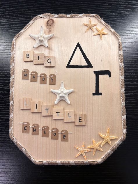 Big Little Sorority Plaques, Sorority Plaques Big Little, Big Little Plaques, Sorority Plaques, Sorority Paddles, Dorm Inspo, Sorority Big Little, Alpha Gamma Delta, Big Little