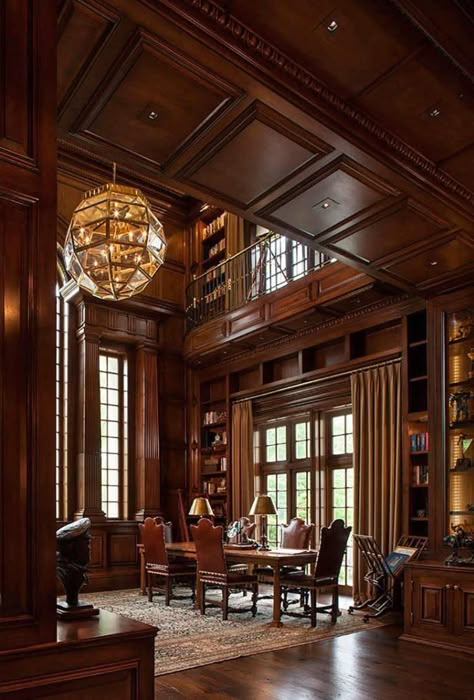 Old Money House, Stone Mansion, Home Library Design, Georgian Homes, Mansion Interior, Home Libraries, Library Design, Classical Architecture, Dream House Interior