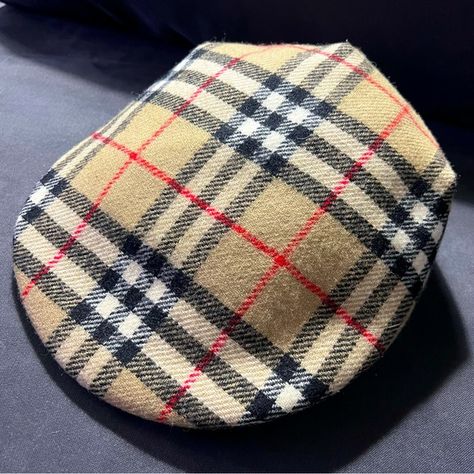 Burberry Vintage Wool Beret/ Newspaper Boy Hat Sz M Newspaper Boy Hat, Vintage Beret, Wool Beret, Burberry Vintage, Wool Berets, Burberry Accessories, Boy Hat, Vintage Wool, Newspaper