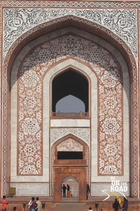 Mughal Animals, Arch Artwork, Sikandra Agra, Jantar Mantar, Red Sandstone, India Architecture, Mughal Architecture, The Taj Mahal, Agra India