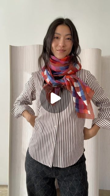 Block Shop Textiles on Instagram: "New scarves drop Wednesday (Oct 30)! We made you not one but ~two~ long scarves as part of this exquisiteeeee fall collection! 🏆 Everyone take notes as to how the extremely chic @juliajchu styles these beauties! 10/10!" Sweater Outfit, Take Notes, Oct 30, Fall Collection, Long Scarf, Fall Collections, Sweater Outfits, Textiles, Make It Yourself