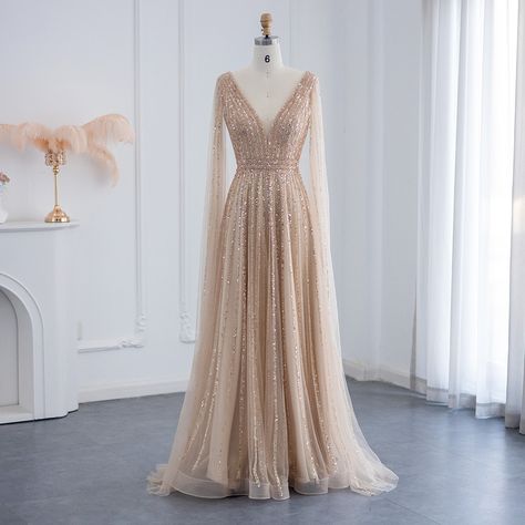 Search:322 https://www.dreamyvow.com/products/dreamy-vow-luxury-nude-dubai-evening-dress-with-cape-sleeves-blush-pink-arabic-formal-dresses-for-women-wedding-party-322?_pos=1&_psq=322&_ss=e&_v=1.0 Formal Dresses For Women Wedding, Evening Dress With Cape, Dresses For Women Wedding, Dress With Cape Sleeves, Dubai Evening, Gown With Cape, Dress With Cape, Cape Sleeves, فستان سهرة