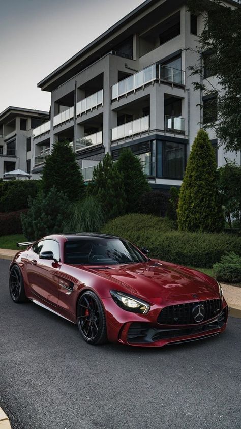 Red Mercedes, Luxury Cars Mercedes, Mercedes Auto, Yamaha Xjr, Amg Gtr, Mercedes Amg Gt R, Mercedes Benz Wallpaper, Lamborghini Lamborghini, Cars Lamborghini