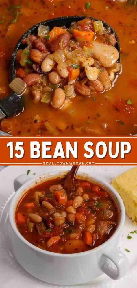 25 Bean Soup, 15bean Soup Recipes, Seven Bean Soup Recipes, Multi Bean Soup Recipes, 12 Bean Soup Recipes, 7 Bean Soup Recipe, 15 Bean Soup Stovetop, 15 Bean Soup Recipes, Winter Soups And Stews Healthy