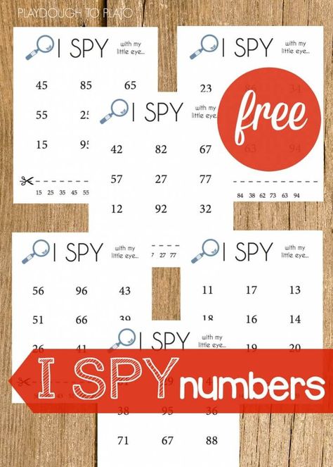 I Spy Number Recognition Sheets Number Recognition Activities, Playdough To Plato, Number Activity, Numbers Counting, Adaptive Design, Math Activities For Kids, Fun Math Activities, Teaching Numbers, Number Activities