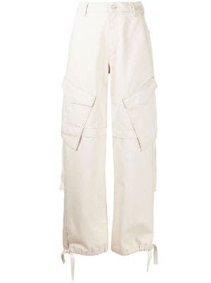 Dion Lee for Women - Shop New Arrivals on FARFETCH Plain White Sneakers, Retro Spring, White Cargo Pants, Dion Lee, Straight Fit Jeans, Matches Fashion, Teenage Fashion Outfits, Cargo Trousers, Long Length