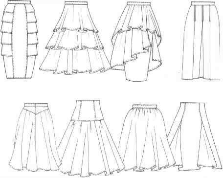 Skirt patterns Fashion Design Template, Mode Tips, Fashion Illustrations Techniques, Fashion Drawing Sketches, Fashion Drawing Tutorial, Dress Design Drawing, Fashion Design Sketchbook, Fashion Vocabulary, Fashion Drawing Dresses