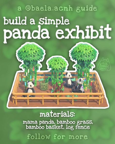 Baela / Animal Crossing Guides & Tips | simple zoo exhibits! 🐼 Save for later! more New Horizons 👉🏻 @baela.acnh Animal Crossing memes 👉🏻 @baela.blooper 🏷️ ACNH guide animal… | Instagram Acnh Guide, Happy Home Paradise, Animals Crossing, Animal Crossing Funny, Animal Crossing Memes, Animal Crossing Guide, Animal Crossing Wild World, Island Theme, Animal Crossing Characters