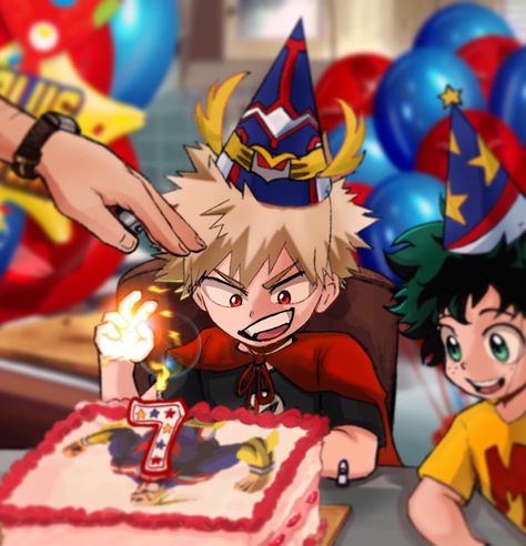 Bakugo Katsuki Fanart Cute, Birthday Icon, Bakugou Manga, Boku No Hero Academia Funny, My Hero Academia Episodes, Anime Character Drawing, Hero Academia Characters, Fanarts Anime, My Hero Academia Manga