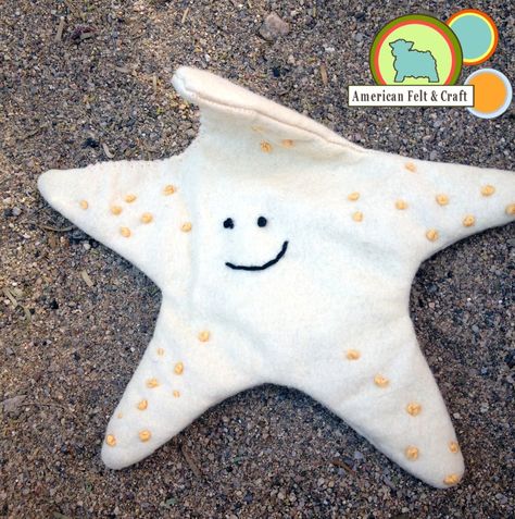 Diy Crinkle Toy, Crinkle Toys For Babies Diy, Felt Starfish, Crinkle Baby Toy, Taggie Toys, Fish Diy, Baby Toys Diy, Sea Can, Felt Craft