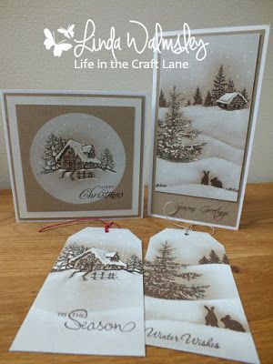 Linda Walmsley:   Inkylicious Lodge;  IndigoBlu Winterland Wood; Inkylicious small Winter Cabin; many other sample cards with stamping on kraft Inkylicious Cards, Christmas Cards 2018, Christmas Lodge, Stamped Christmas Cards, Homemade Christmas Cards, Stampin Up Christmas Cards, Christmas Songs, Tree Shop, Tree Cards