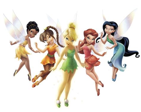 fairys | Fairies Disney Tinkerbell Characters, Fairies Movie, Disney Faries, Cheerleader Halloween Costume, Friend Costumes, Disney Dress Up, Tinkerbell And Friends, Tinkerbell Disney, Tinkerbell Fairies