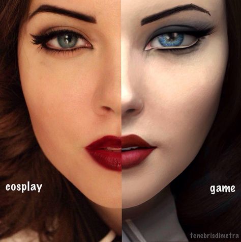 Uncanny Resemblance.   Ilona Bugaeva as Elizabeth - Bioshock Infinite Bioshock Elizabeth, Elizabeth Bioshock, Bioshock Infinite Elizabeth, Elizabeth Comstock, Elizabeth Cosplay, Bioshock Cosplay, Bioshock Art, Bioshock Series, Cosplay Cosplay