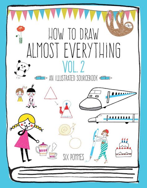 Handmade by Deb: How to Draw Almost Everything Vol. 2 Review & GIVE... You Doodle, Fairy Tale Characters, Funny Illustration, Personalized Notebook, Popular Books, Amazing Animals, Basic Shapes, Book Show, Everyday Objects