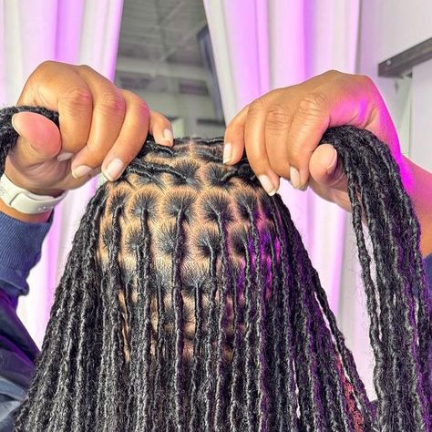 ATL,GA Human Hair Locs|Faux Locs|Human Hair Twist & More! 📍 on Instagram: "Obsessed to the say the least 😍😍😍😍 Swipe for more >>>>>  (Male clients: please contact me before booking any appointment requiring weave as prices will vary!)  Have you been looking for a style that requires little to no maintenance, promotes hair growth, last up to 5 months AND has that natural loc look without the permanent commitment ?   My textured Locs are one of my most HIGHLY requested styles for these reasons and more ! The most NATURAL appearing faux Locs !    My “Textured Locs” are:   •Lightweight  •Tension Free  •Promotes Hair Growth  •Completely hand wrapped to give the most natural loc appearance! •Last up to 5 months with Touch Ups •Age BEAUTIFULLY, looks more natural with age  •Can be washed/ wet Faux Locs Human Hair, Textured Locs, Human Hair Locs, Hair Locs, Hair Twist, Aging Beautifully, Promotes Hair Growth, Faux Locs, 5 Months