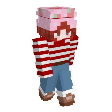 Strawberry Skins do Minecraft | NameMC Strawberry Minecraft, Minecraft Skins Kawaii, Skin Mine, Minecraft Skins Aesthetic, Capas Minecraft, Minecraft Girl Skins, Cube Games, Minecraft Banner Designs, Mc Skins