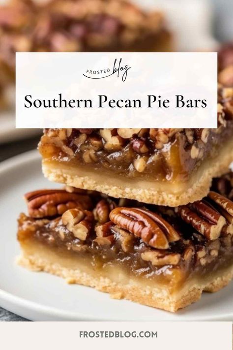 Pecan Pie Bars Recipe - A Sweet Southern Favorite