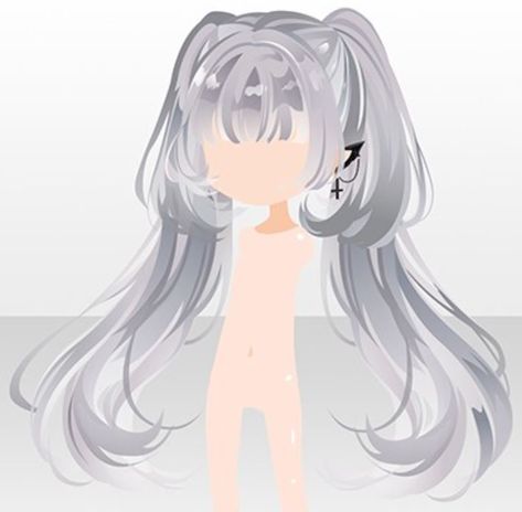 Anime Hair Colors Ideas, Tinierme Hair, Cocoppa Play Hair, Dreamselfy Hair, Chibi Hairstyles, Cocoppa Hair, Chibi Hair, Pelo Anime, Drawing Hair Tutorial