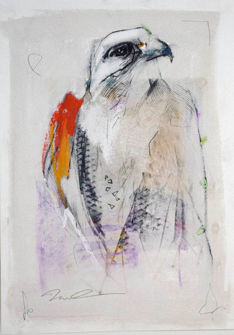 Birds — Dawn Emerson Abstract Art Images, Abstract Animal Art, Figurative Artwork, Bird Artwork, Bird Drawings, Watercolor Bird, Abstract Nature, Abstract Animals, Wildlife Art