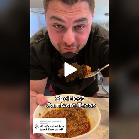 Carnivore Recipes With Ground Beef, Carnivore Tacos, Ground Beef Carnivore, Ground Beef Carnivore Recipes, Carnivore Ground Beef Recipes, Carnivore Ideas, Taco Bake, Taco Recipe, Carnivore Diet