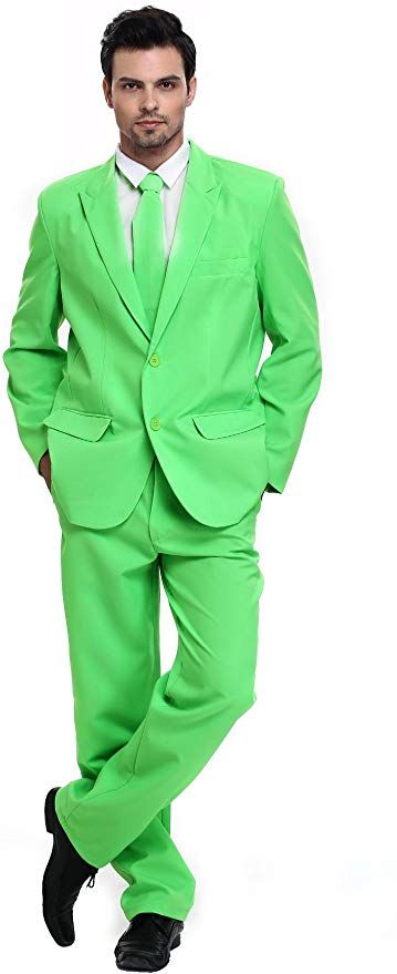 U LOOK UGLY TODAY Mens Party Suit Solid Color Leisure Suit for Holiday Party Jacket with Tie & Pants at Amazon Men’s Clothing store Prom Suit, Tie Pants, Matching Patterns, Leisure Suit, Man Party, Party Suits, Prom Suits, Smart Trousers, Party Events