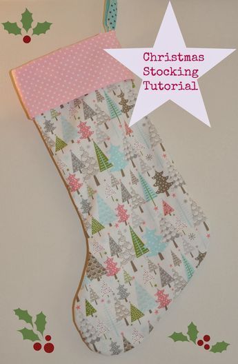 Sew Scrumptious: Christmas Stocking Tutorial and Pattern Christmas Stocking Tutorial, Christmas Stockings Sewing, Stocking Tutorial, Christmas Sewing Projects, Christmas Stockings Diy, Christmas Stocking Pattern, Stocking Pattern, Trendy Sewing, Costura Diy