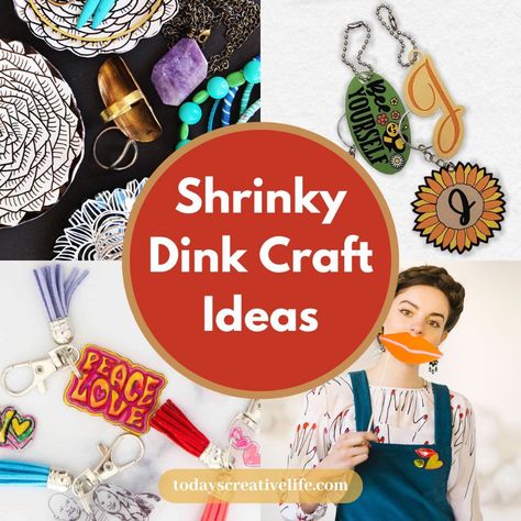 40 Creative Shrinky Dink Craft Ideas - Today's Creative Life Shrinky Dink Keychain, Diy Unicorn Cake, Shrinky Dink Art, Shrinks Dink, Diy Honeycomb, Shrinky Dink Jewelry, Shrinky Dink Crafts, Shrinky Dink Earrings, Jewelry Template