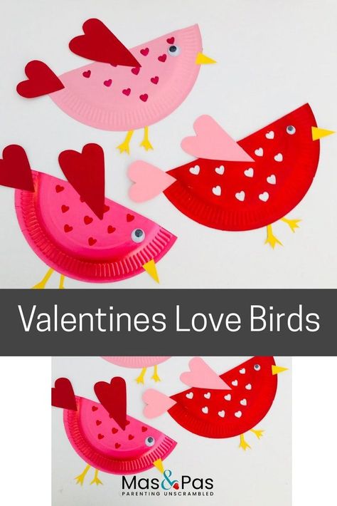 Valentines Craft For Kids, Kindergarten Valentine Crafts, Preschool Valentine Crafts, Valentine Paper Crafts, Preschool Valentine, Valentine Art Projects, Neli Quilling, February Crafts, Easy Valentine Crafts