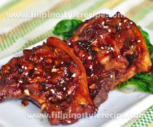 Hoisin Pork Chops Hoisin Pork Chops, Pork Chops Asian Style, Asian Marinade For Pork, Korean Pork Chops, Asian Pork Chops, Hoisin Pork, Barbecue Pork Chops, Pork Chops Bone In, Pork Cutlet Recipes