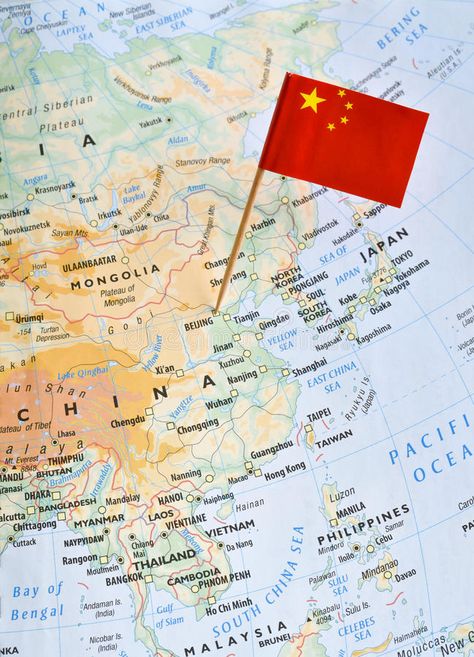 Flag of China on map. China paper flag pin on a map. Officially the People`s Rep #Sponsored , #paid, #sponsored, #map, #Flag, #People, #paper China Flag Aesthetic, Al Pacino Girlfriend, Old Apple Logo, Flag Of China, Map Photo, Mao Zedong, China Map, Hakodate, China Flag