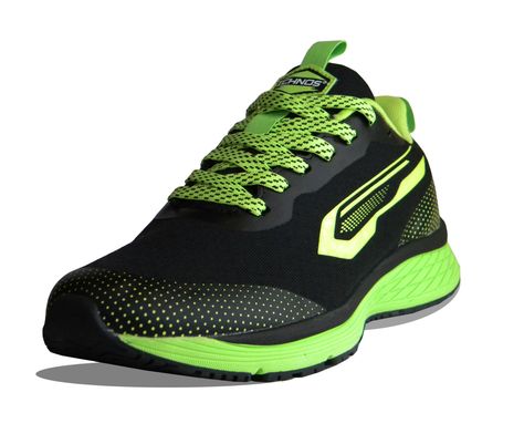 Running Shoes Sports Trainers Walking Sneakers Mens ICHNOS black fluo green Green Trainers, Trainers Shoes, Running Trainers, Sports Trainers, Walking Sneakers, Gym Shoes, Trainer Sneakers, Sport Gym, Sportswear Brand