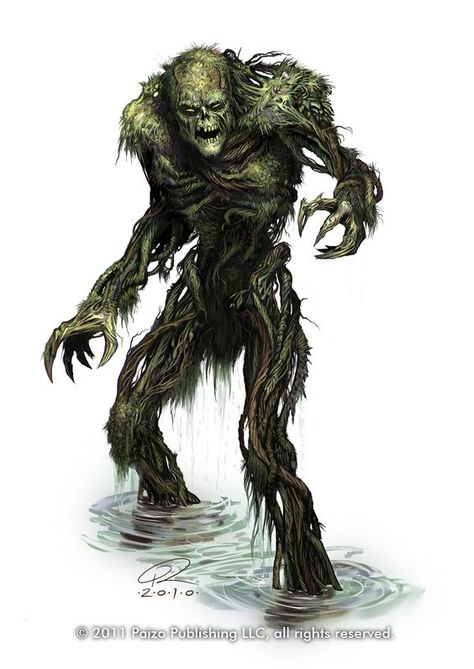 Imgur: The most awesome images on the Internet Fungal Monster, Monsters Rpg, Swamp Creature, Plant Monster, Plant Zombie, Red Forest, Painting References, Zombie Art, Heroic Fantasy