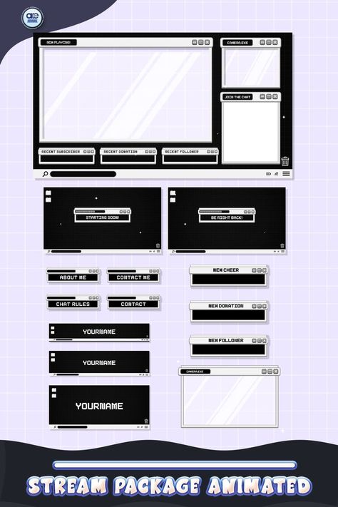 Webcore Aesthetic, Animated Overlay, Twitch Streaming Setup, Presentation Slides Design, Desktop Themes, Adopt Idea, Start Screen, Streaming Setup, Slides Design