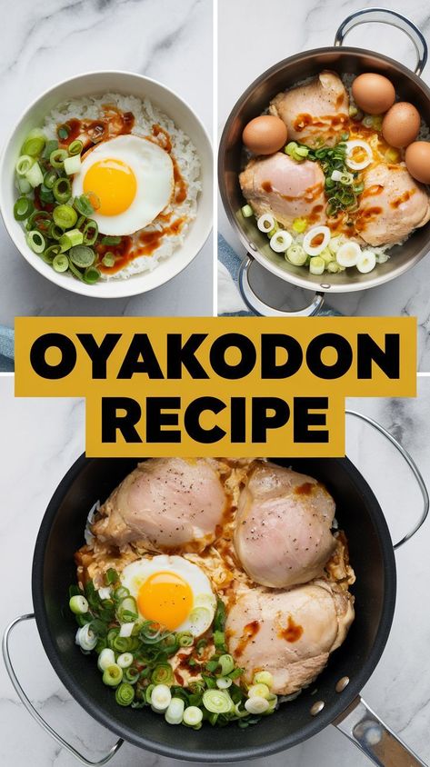 How to Make Oyakodon: Simple and Delicious Japanese Rice Bowl Recipe Oyakodon Recipe, Donburi Recipe, Chicken And Eggs, Rice Bowl Recipe, Bowls Recipes, Japanese Rice Bowl, Japanese Chicken, Rice Bowls Recipes, Traditional Recipes