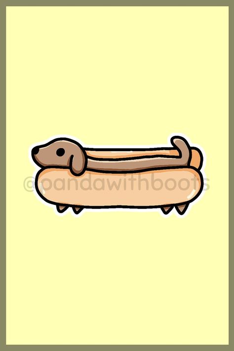 Hot Dog Drawing, Hot Dog Bun, National Dog Day, National Pet Day, Spongebob Wallpaper, Dog Day, Pet Day, Rescue Dog, August 26