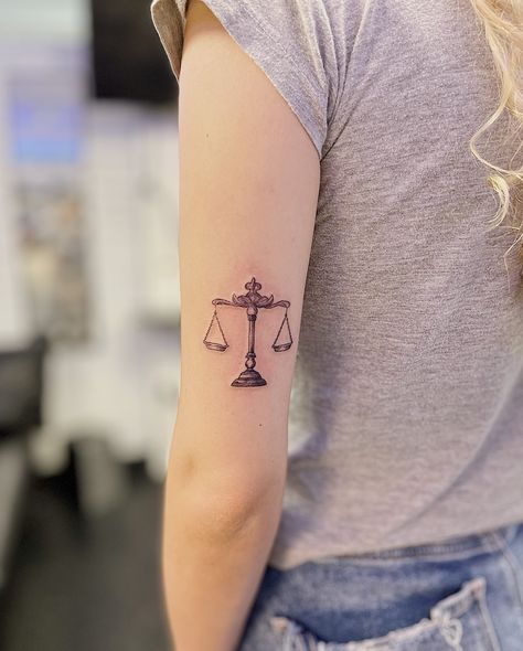 Balance Of Justice Tattoo, Liberty Scale Tattoo, Balancing Scales Tattoo, Legal Scales Tattoo, Lady Justice Scale Tattoo, Tattoo Meaning Balance, Judgement Scale Tattoo, Balancing Scale Tattoo, The Scales Of Justice Tattoo