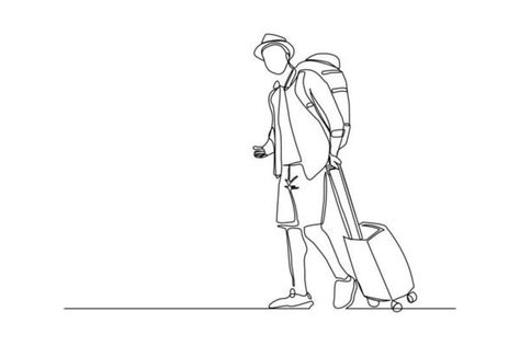 Travel Suitcase Vector Vector Art & Graphics | freevector.com Subject Drawing, Union Logo, People Reference, Packing Luggage, Suitcase Cover, Travel Suitcase, Continuous Line, Suitcase Traveling, Line Illustration