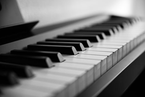 Photo piano background picture in black ... | Premium Photo #Freepik #photo Piano Images, Piano Background, Black Piano Aesthetic, Piano Photography Art, Black And White Piano Aesthetic, Black And White Piano Photography, Fb Covers, Background Pictures, Vector Photo